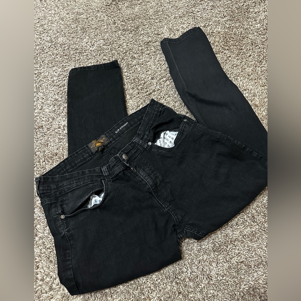 Men’s Copper Oak 36x30 Slim Straight Jeans